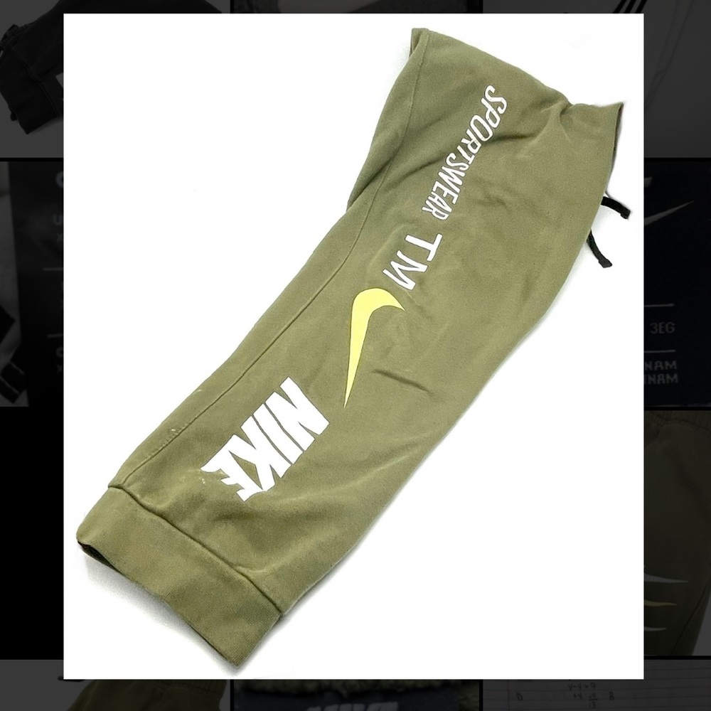 Men's Olive Green Sportswear Club Fleece Joggers Size XXL